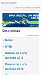 Mobile Screenshot of moodle.amrs.pt