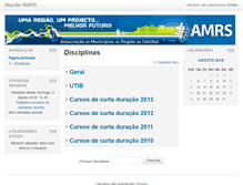 Tablet Screenshot of moodle.amrs.pt